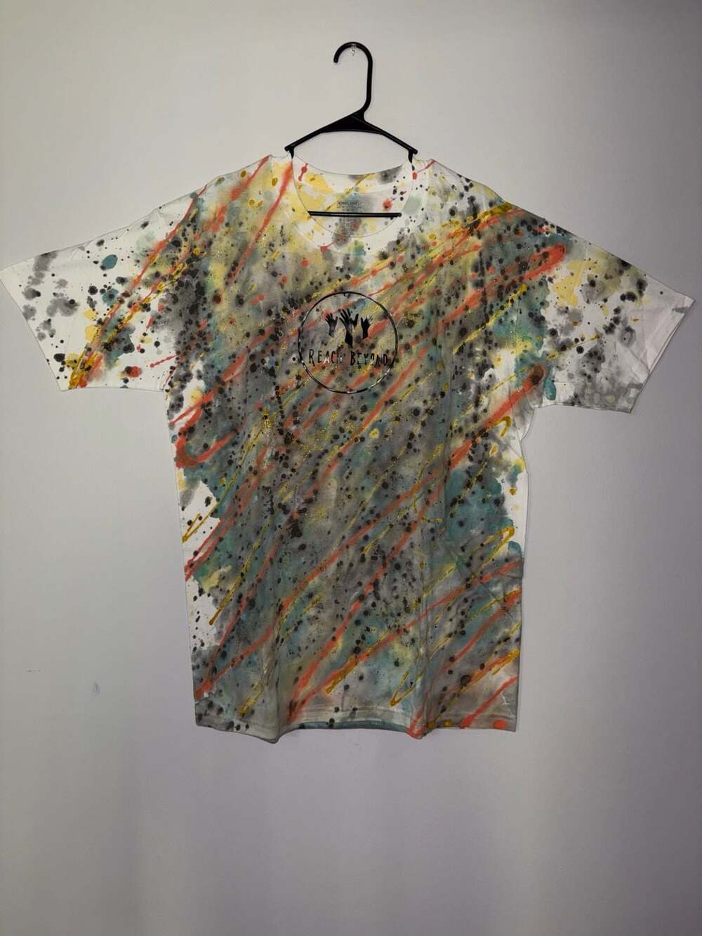 Kirkland Signature Reach Beyond Custom Paint Splatter T-Shirt XL